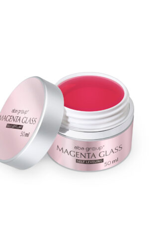 MAGENTA GLASS SELF LEVELING GEL Aba Group 50ml – samopoziomujący żel transparentny o różowym połysku