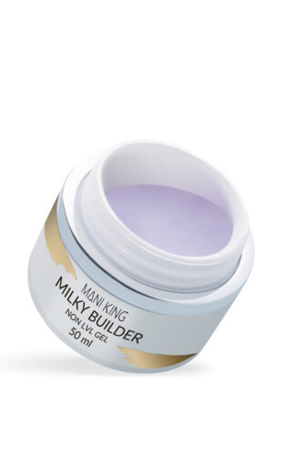 MANI KING NON LVL GEL Milky Builder – żel niepoziomujący – 50ml