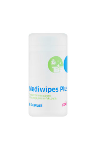 MEDI-LAB MEDIWIPES PLUS Alkoholowe chusteczki – TUBA (100szt)