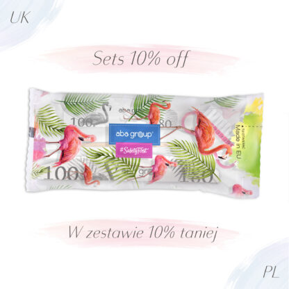 BEZPIECZNY PAKIET ZESTAW 14 – pilnik + mini polerka + patyczek drewniany + szczoteczka Aba Group PÓŁKSIĘŻYC 100/180 SLIM #ALLYOUNEED