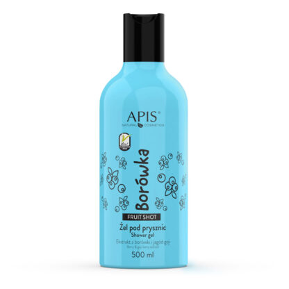 APIS – FRUIT SHOT – Borówkowy żel pod prysznic, 500 ml (7317)