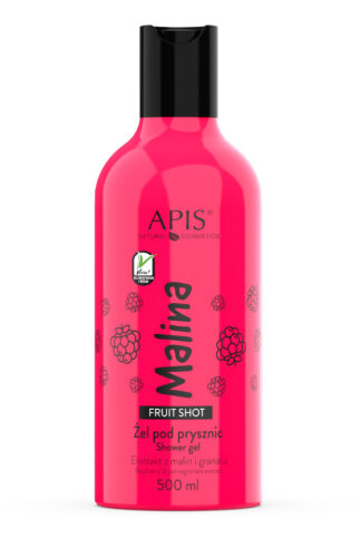 APIS – FRUIT SHOT – Malinowy żel pod prysznic, 500 ml (7300)