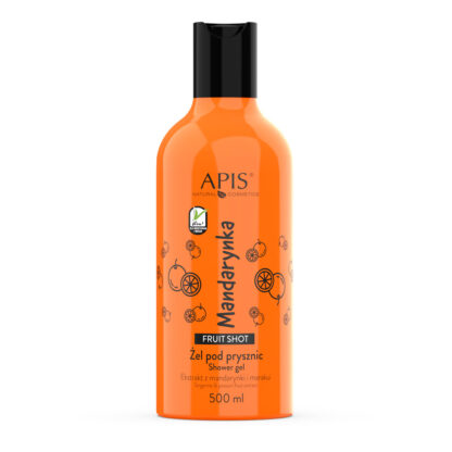 APIS – FRUIT SHOT – Mandarynkowy żel pod prysznic, 500 ml (7287)