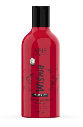 APIS – FRUIT SHOT – Wiśniowy żel pod prysznic, 500 ml (7324)