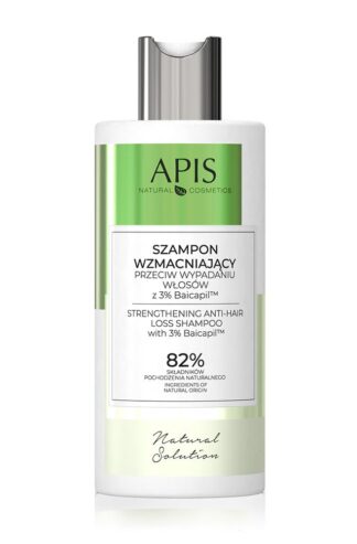 APIS – NATURAL SOLUTION – Szampon wzmacniający przeciw wypadaniu włosów z 3% Baicapil, 300 ml (4835)