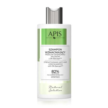 APIS – NATURAL SOLUTION – Szampon wzmacniający przeciw wypadaniu włosów z 3% Baicapil, 300 ml (4835)