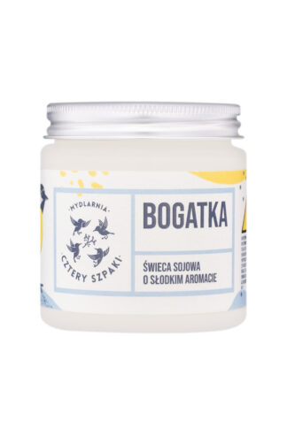 Mydlarnia Cztery Szpaki – Świeca sojowa BOGATKA – 100 g