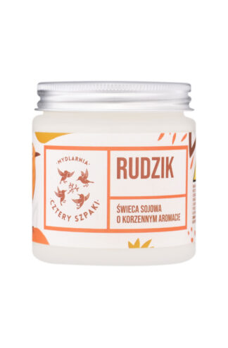 Mydlarnia Cztery Szpaki – Świeca sojowa RUDZIK – 100 g