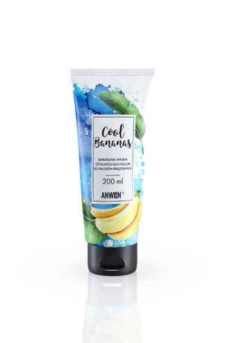 Anwen – COOL BANANAS – niebieska maska ochładzająca kolor do włosów brązowych 200 ml