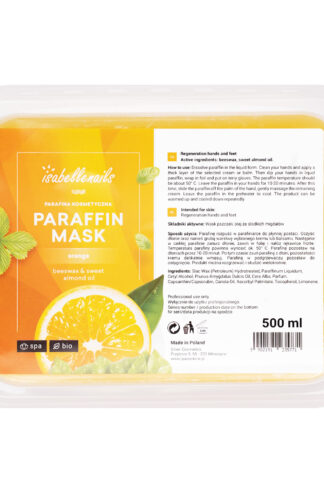 Isabellenails parafina kosmetyczna pomarańcz 500 ml