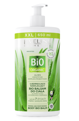 Eveline Cosmetics – BIO ORGANIC – Ujędrniająco nawilżający balsam do ciała, 650 ml