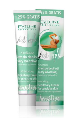 Eveline Cosmetics – JUST EPIL – Just Epil Nawilżający krem do depilacji skóry wrażliwej, 125 ml