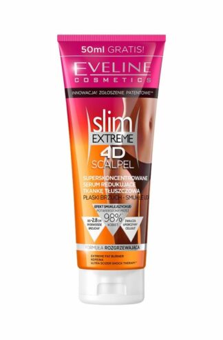 Eveline Cosmetics – SLIM EXTREME 4D – Superskoncentrowane serum redukujące tkankę tłuszczową, 250 ml