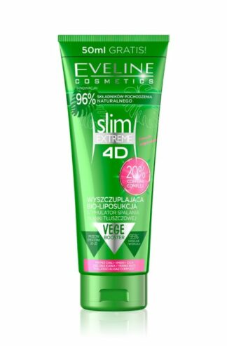 Eveline Cosmetics – SLIM EXTREME 4D – Wyszczuplająca bio-liposukcja z 20% kompleksem z kofeiną, 250 ml