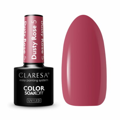 Claresa Lakier hybrydowy DUSTY ROSE 5 – 5g