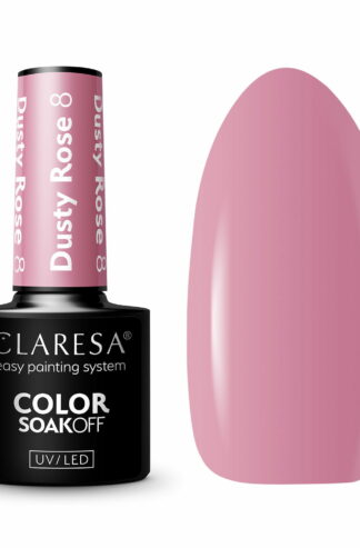 Claresa Lakier hybrydowy DUSTY ROSE 8 – 5g