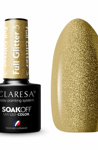 Claresa Lakier hybrydowy FULL GLITTER 3 – 5g