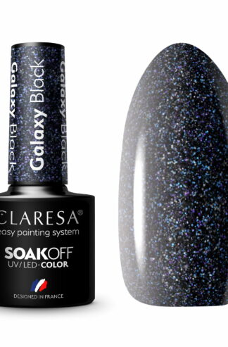 Claresa Lakier hybrydowy GALAXY BLACK – 5g