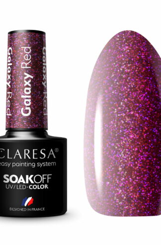 Claresa Lakier hybrydowy GALAXY RED – 5g