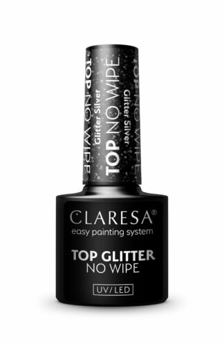 Claresa Top No Wipe Glitter Silver – 5g