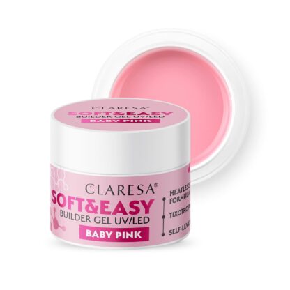 Claresa żel budujący SOFT&EASY builder gel Baby Pink – 12g