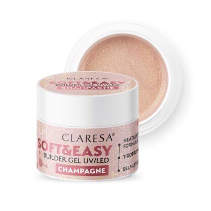 Claresa żel budujący SOFT&EASY builder gel Champagne – 15g