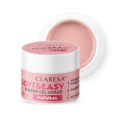 Claresa żel budujący SOFT&EASY builder gel Natural – 12g