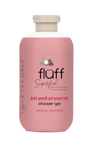 Fluff Żel pod prysznic kokos i malina 500 ml