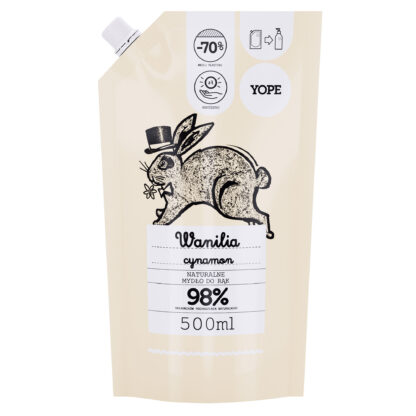 YOPE Refill Mydło Wanilia 500ml