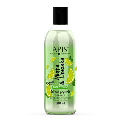 Apis Energry Shot żel pod prysznic – Mięta i limonka 500 ml