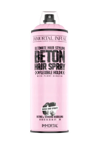 Immortal BETON – Lakier Matowy Hair Styling, 500 ml