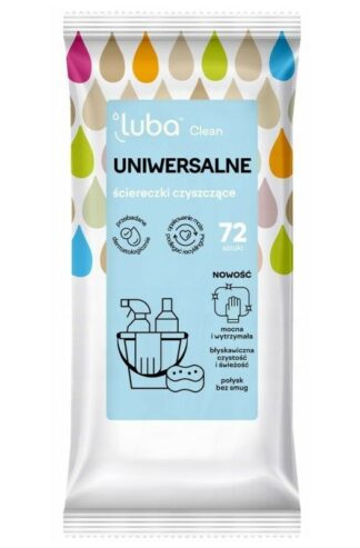 Luba Clean – Naturalne Ściereczki Czyszczące UNIWERSALNE, 72 szt.