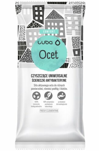 Luba Comfort – Czyszczące Ściereczki Antybakteryjne Ocet, 24 szt.