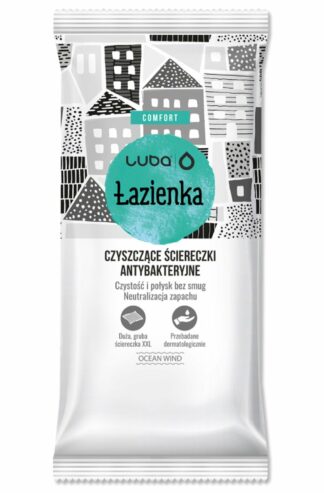 Luba Comfort – Czyszczące Ściereczki Antybakteryjne do łazienki, 32 szt.