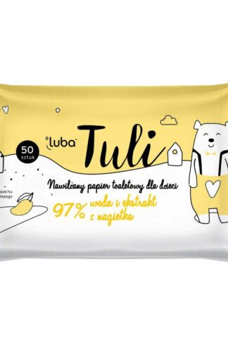 Luba Tuli – Nawilżany papier toaletowy dla dzieci Mango, 50 szt.