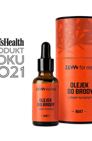 Zew – Olejek do brody z pipetą z olejem konopnym MAT 30 ml