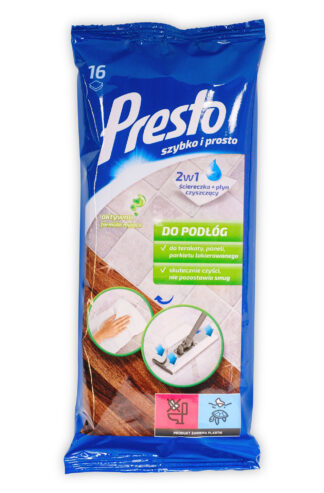 Presto – Ściereczki czyszczące do podłóg, 16 szt.