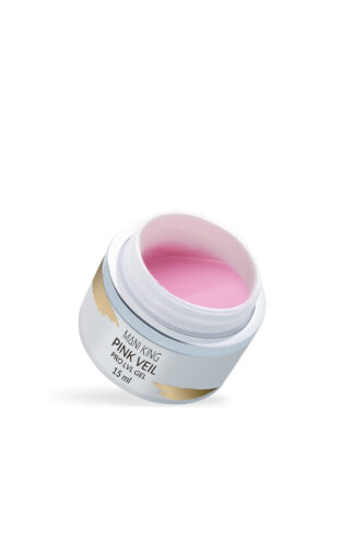 WYPRZEDAŻ – MANI KING PRO LVL GEL Pink Veil – żel samopoziomujący – 15ml, data ważności – 22.03.2024