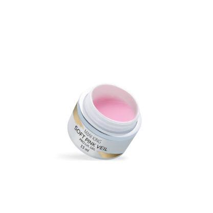 WYPRZEDAŻ – MANI KING PRO LVL GEL Soft Pink Veil – żel samopoziomujący – 15ml, data ważności – 22.03.2024