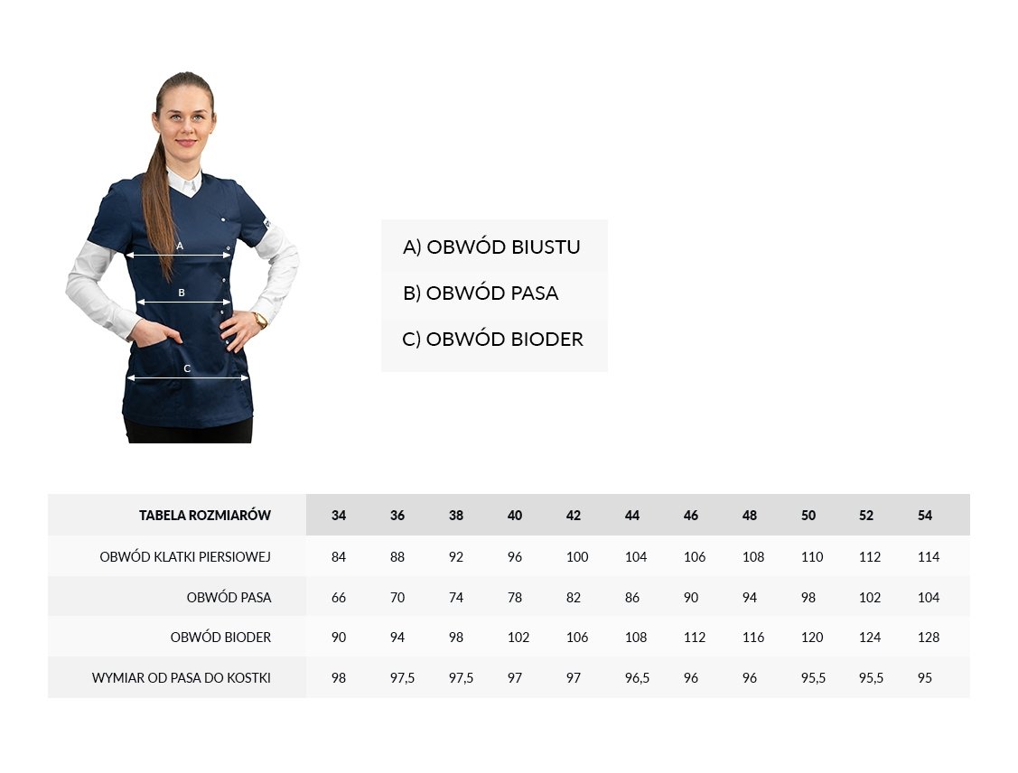 Fartuszek Kosmetyczny Isabel AMARANT 36 Fartuszek Kosmetyczny Isabel AMARANT 36