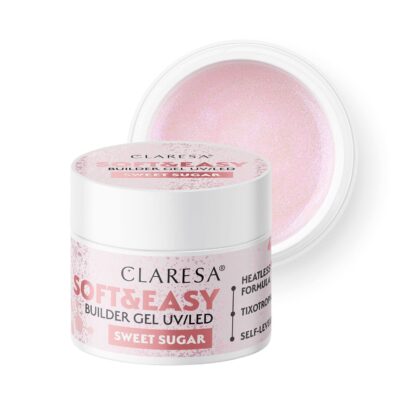 Claresa żel budujący SOFT&EASY builder gel SWEET SUGAR – 12g