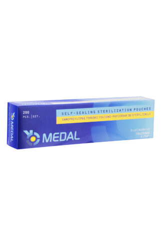 WYPRZEDAŻ – MEDAL – Torebki do sterylizacji 70mm x 230mm (200szt), Uszkodzone opakowanie