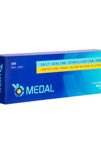 WYPRZEDAŻ – MEDAL – Torebki do sterylizacji 90mm x 230mm (200szt) – Uszkodzone Opakowanie