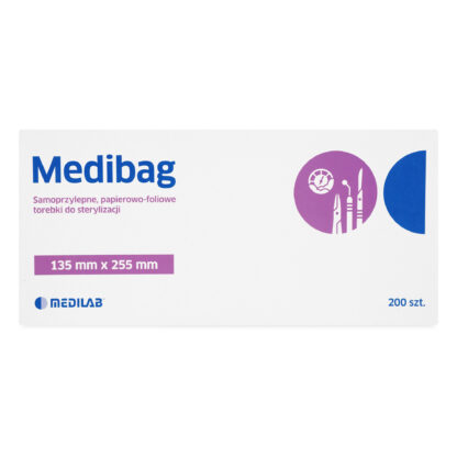 MediBag – Torebki do sterylizacji 135mm x 255mm (200szt)