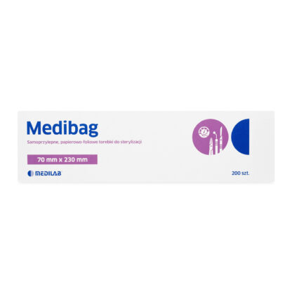 MediBag – Torebki do sterylizacji 70mm x 230mm (200szt)