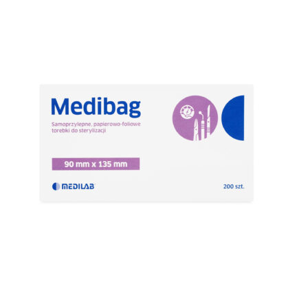 MediBag – Torebki do sterylizacji 90mm x 135mm (200szt)