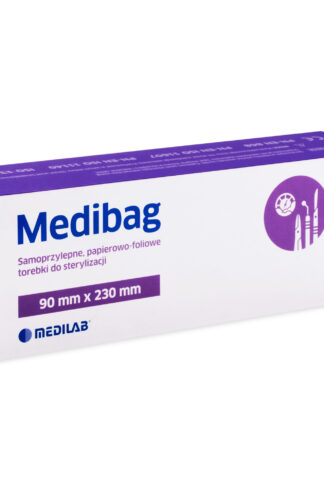 MediBag – Torebki do sterylizacji 90mm x 230mm (200szt)