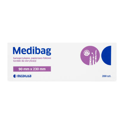 MediBag – Torebki do sterylizacji 90mm x 230mm (200szt)