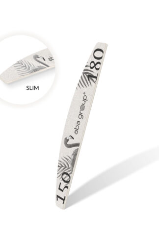 OUTLET – Aba Group Pilnik do paznokci PÓŁKSIĘŻYC 150/180 SLIM – FLAMING