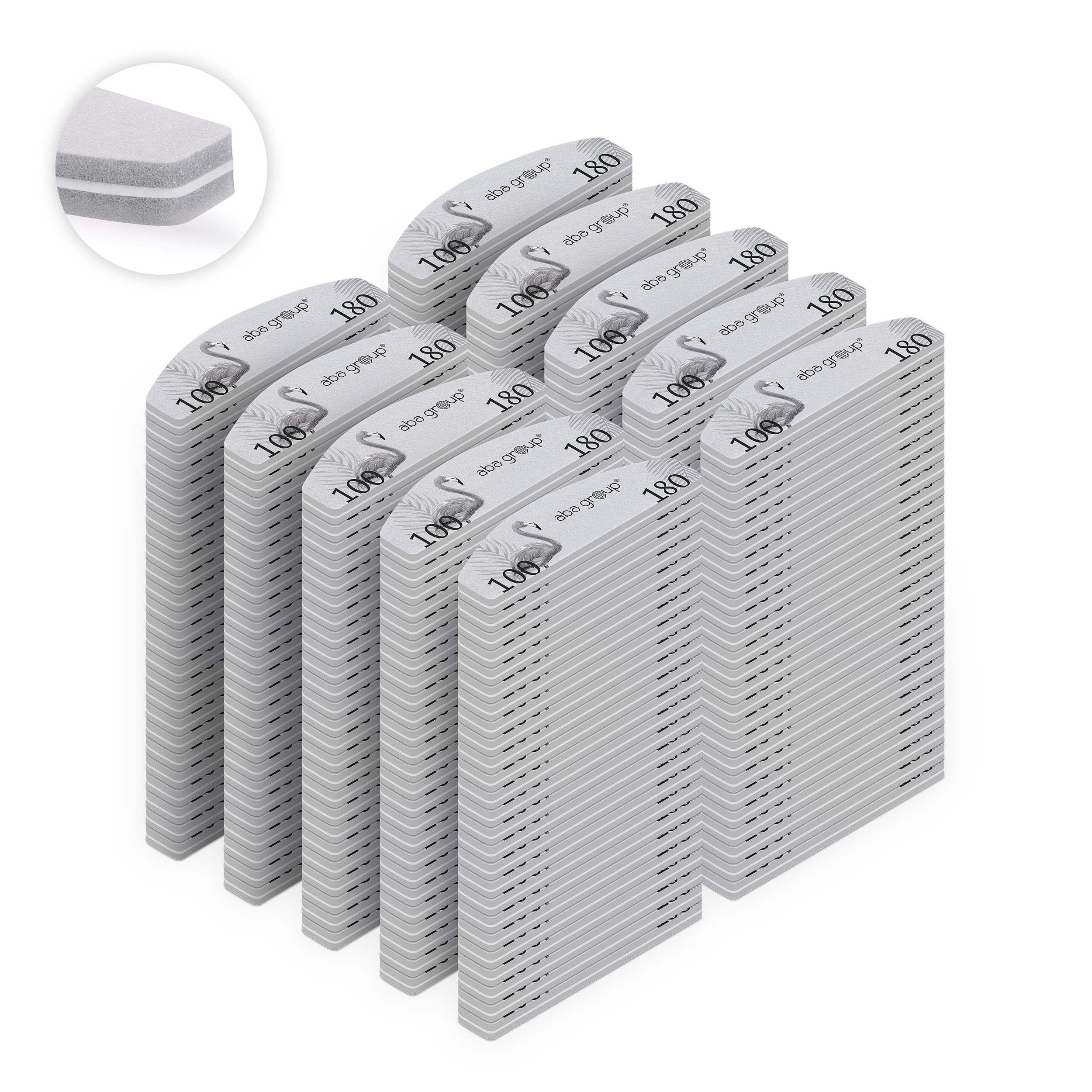 10614H2_Aba_Group_Mini_Sweet_Polerka_matująco-wygładzająca_PÓŁKSIĘŻYC_100x180_-_FLAMING_250szt